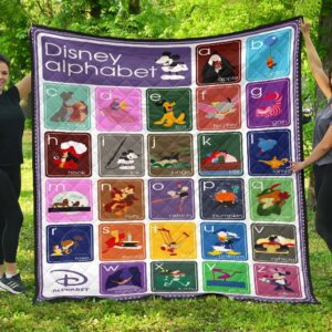 Disney Alphabet  Premium Quilt  Quilt